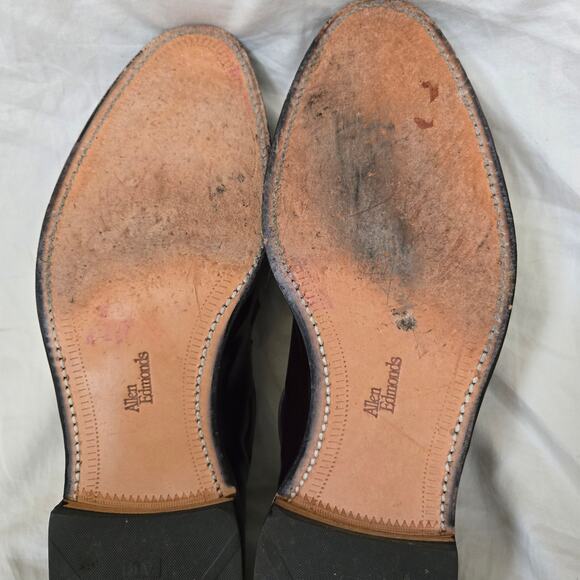 Allen Edmonds Men's Size 14 AA Grayson Tassel Loafers Cordovan Burgundy - Picture 9 of 10